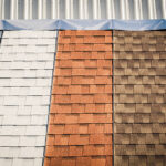 Dimensional shingles are by far the most common roofing material and come in many color variations.