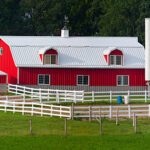 Standard Metal Roof, typically corrugated metal panels in a "wave" design. Standard Metal Roof, typically corrugated metal panels in a "wave" design.